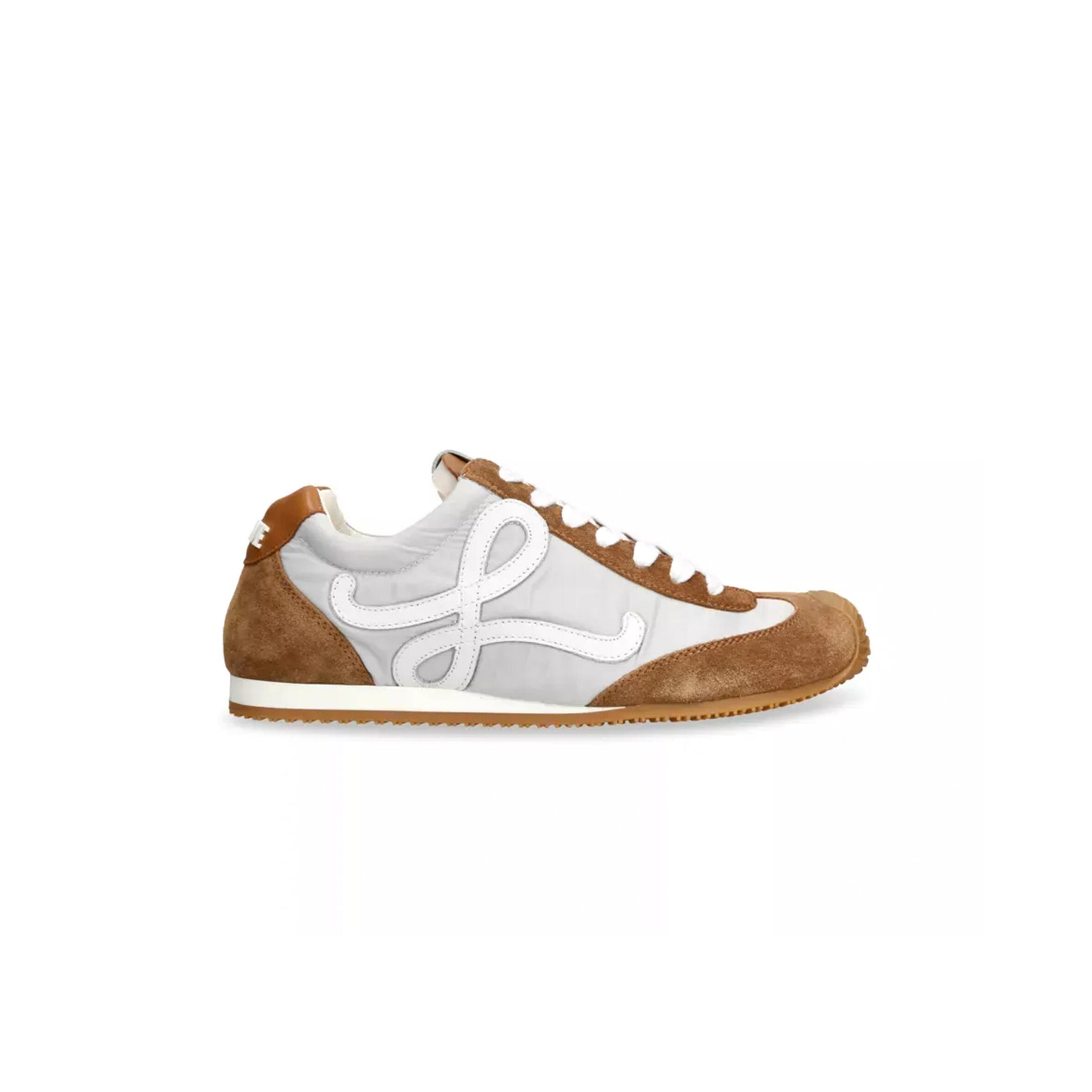 LOEWE BALLET RUNNER 2.0 NYLON AND SUEDE LOW-TOP TRAINERS 